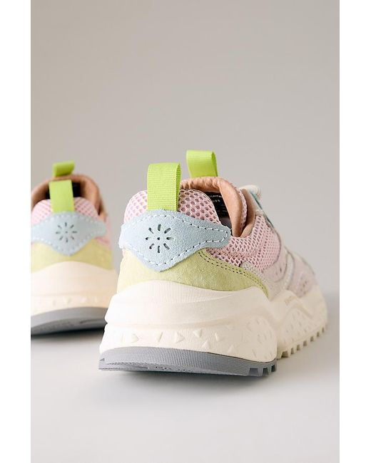 Flower Mountain Pink Wave Trainers