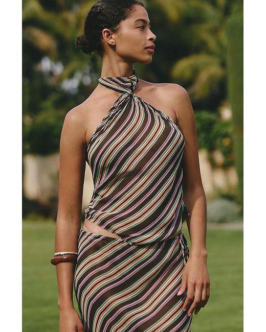 Wild Lovers Green Sahara Halter Top