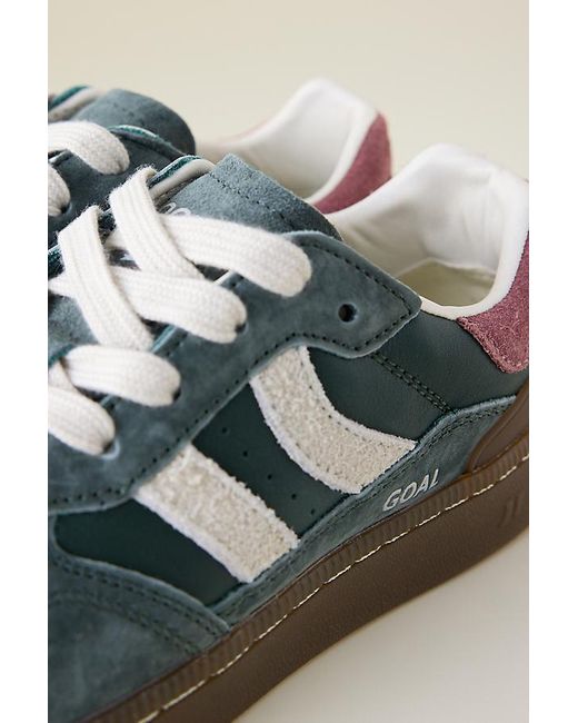 Coolway Green Goal Suede Trainers