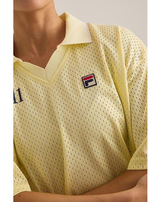 Fila Yellow Vernazza Football Top