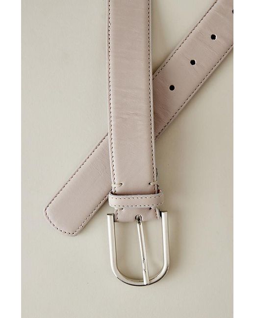 SELECTED Natural Ellen Leather Belt