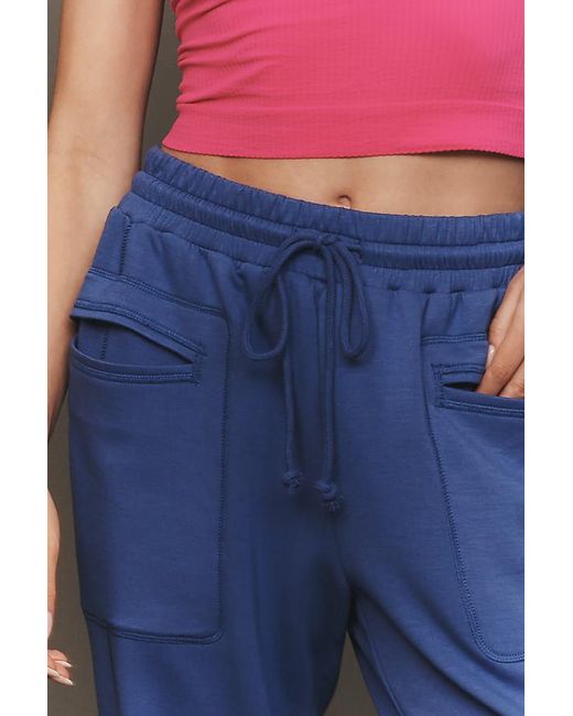 Daily Practice Blue Cargo Joggers