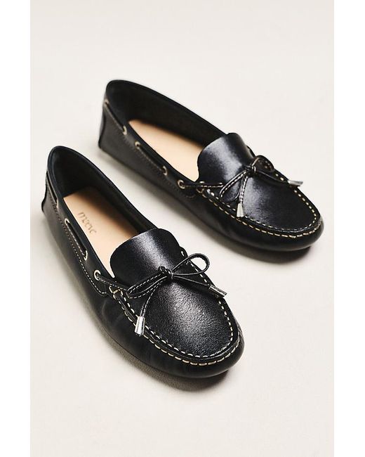 Maeve Black Bow Driving Moccasins