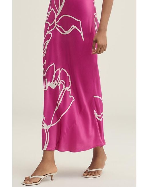 midi balloon dress Brown Polka Dot Balloon Sleeve Anya Midi Dress