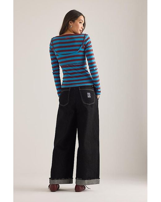 Damson Madder Blue Pascal Loose Jeans