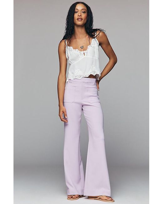 Maeve Gray Jude Wide-Leg Trousers
