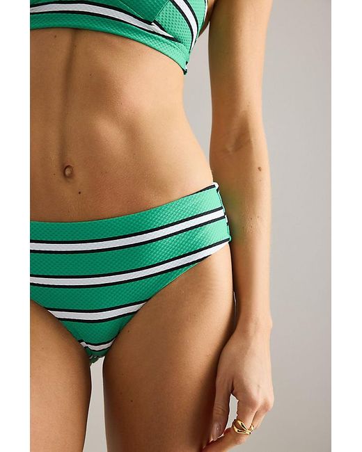 Sea Level Green Voyage Mid-Rise Bikini Bottoms