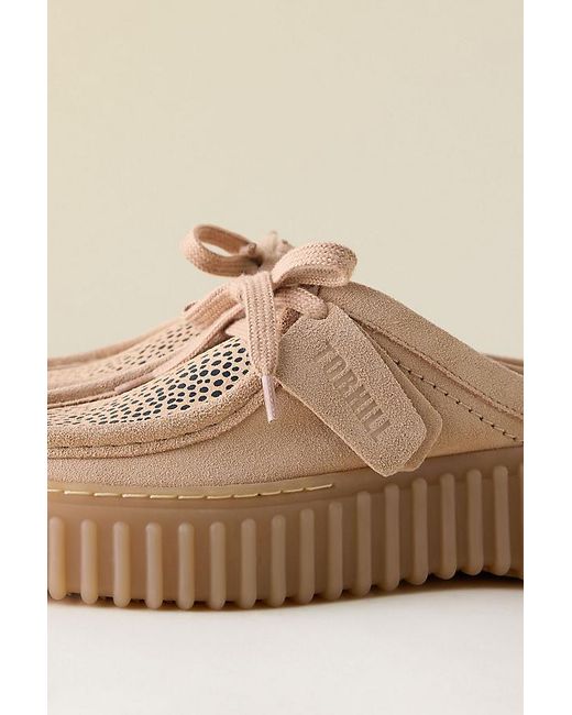 Clarks Natural Clarks Torhill Nubuck Mules