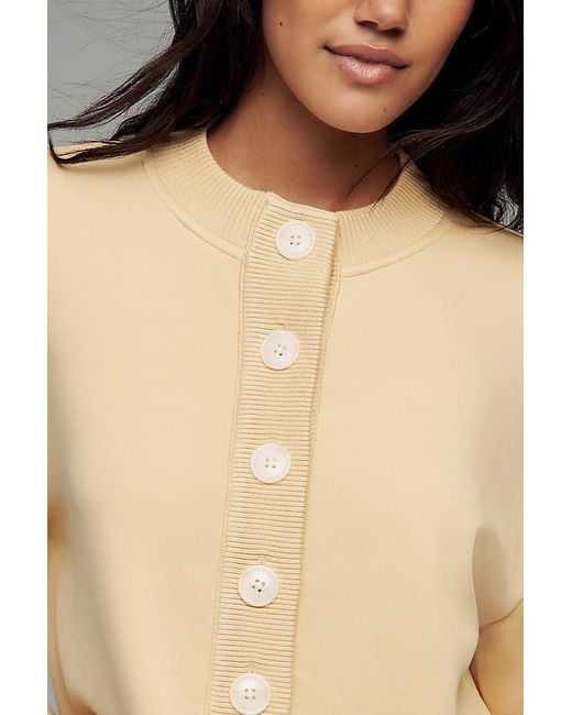 Varley Natural Reena Button-Front Pullover