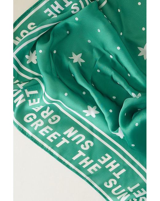Celandine Green Headscarves, Set Of 2