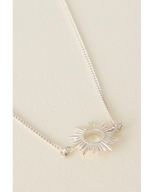 Rachel Jackson Natural Electric Goddess Mini Sun Necklace