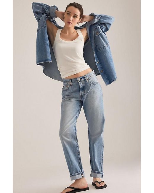 Levi's Blue 501 '90S Mid-Rise Loose Jeans