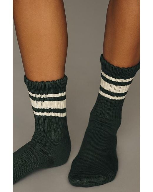 Daily Practice Multicolor Striped Scrunch Socks