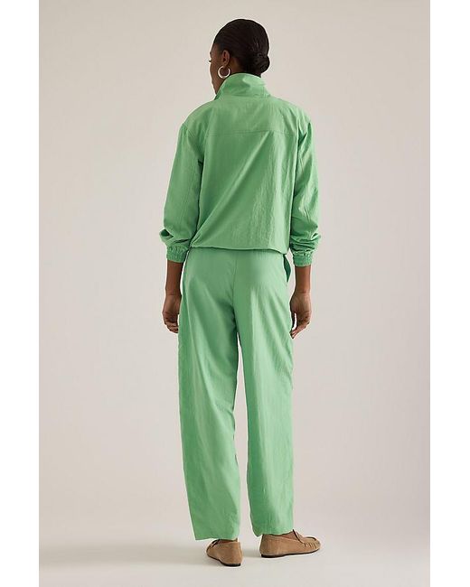 ALIGNE Green Gale Tracksuit Barrel Trousers