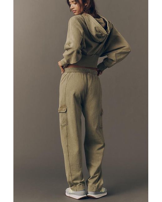 Daily Practice Green Fade Away Cargo Joggers