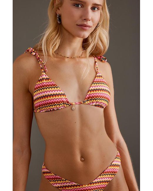 Kulani Kinis Brown Padded Bralette Bikini Top