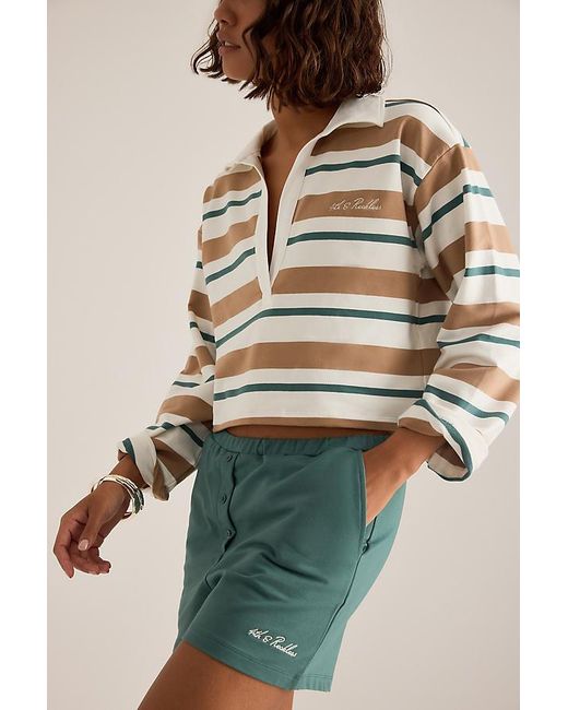 4th & Reckless Green Emily Boxer Shorts