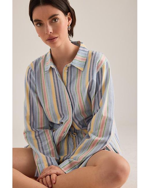 Damson Madder Gray Florie Frill Shorts