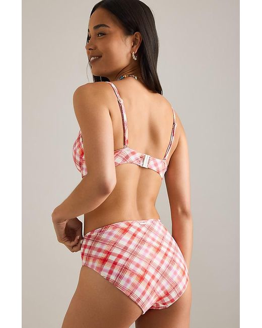 Sea Level Red Somerset Mid Bikini Bottoms