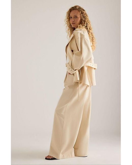Odd Muse Natural Cotton Mix Trench Jacket