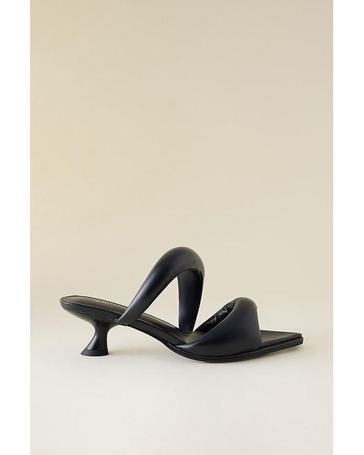 JW PEI Black Sara Mule Heels