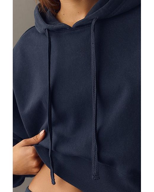 Daily Practice Blue Drawstring Hoodie