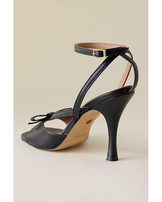 Flattered Natural Margo Leather Heels