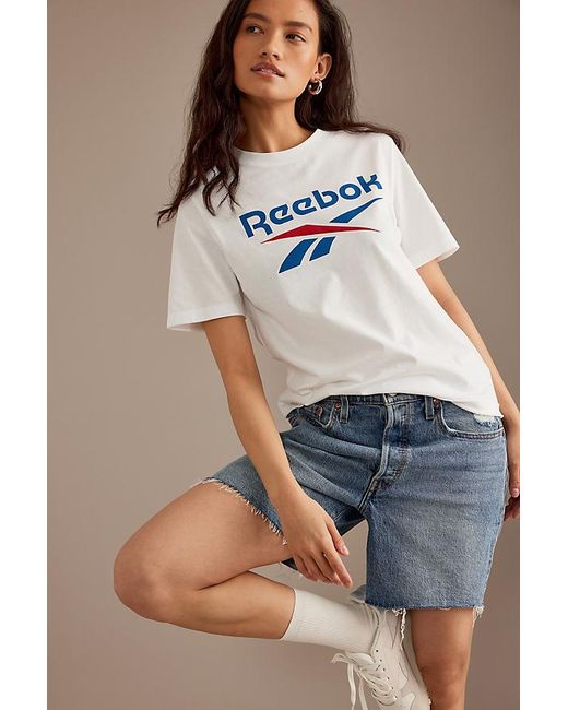 Reebok White Identity Logo T-shirt