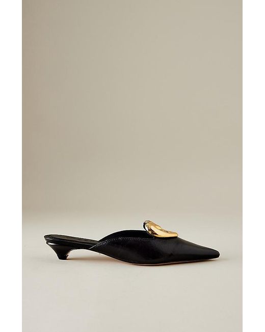 Maeve Black Heart Mule Heels