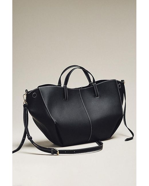 By Anthropologie Blue Top-Handle Long Tote Bag