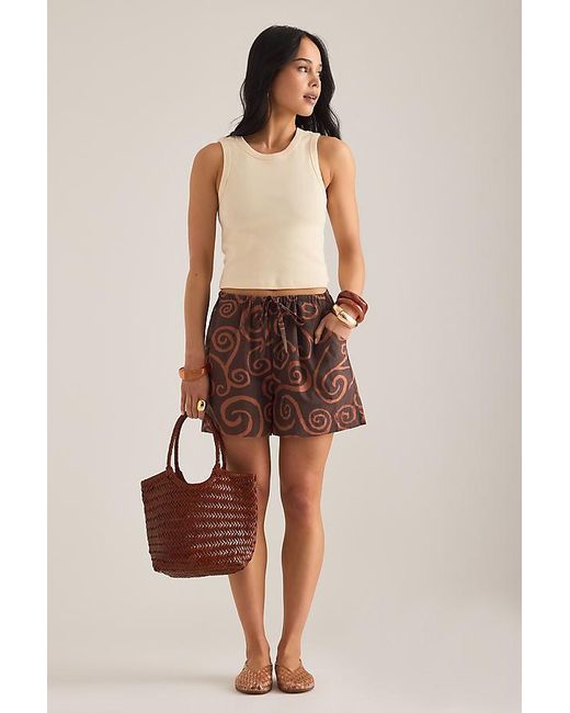 Damson Madder Multicolor Afina Pull-On Shorts