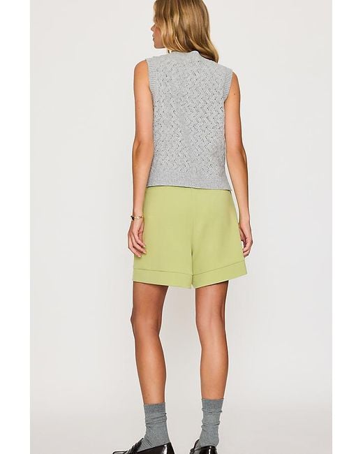 Varley Yellow Atrium High-Rise Shorts