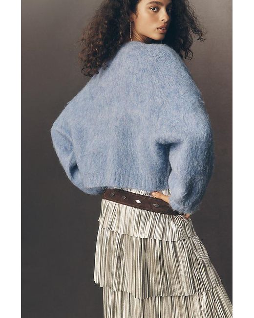Pilcro Gray Brushed Cardigan