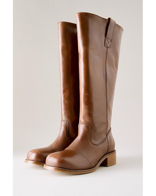 Anthropologie Natural Estellar Leather Boots