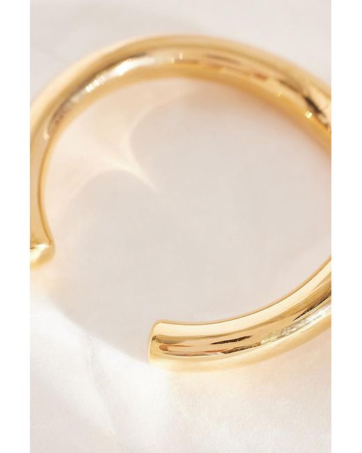 Tilly Sveaas Natural Plated Horseshoe Bangle