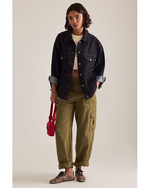 Pilcro Blue Weston Trucker Denim Jacket