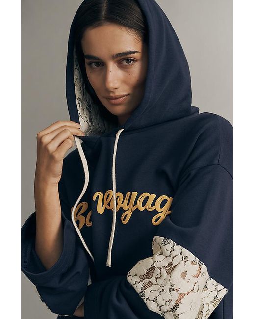Daily Practice Blue High Bar Hoodie