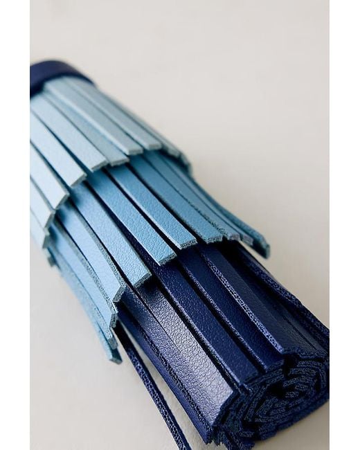 Anthropologie Blue Tassel Bag Charm