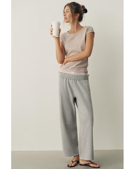 Daily Practice Natural Minerva Barrel-Leg Joggers