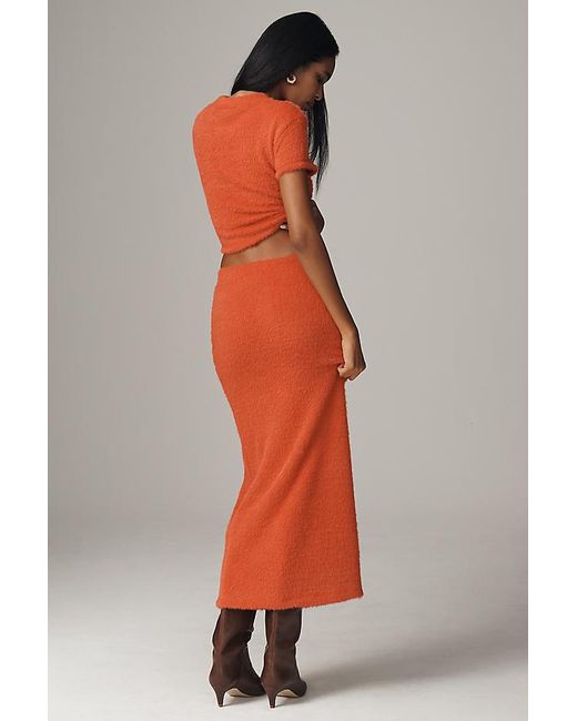 Maeve red maxi skirt hotsell