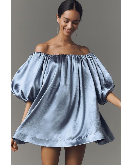 off the shoulder elegant dress Cameron Blake Dress CB209 EUCALYPTUS / 8