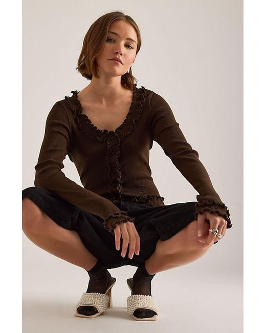 OperaSPORT Blue Caroline Seamless Cardigan