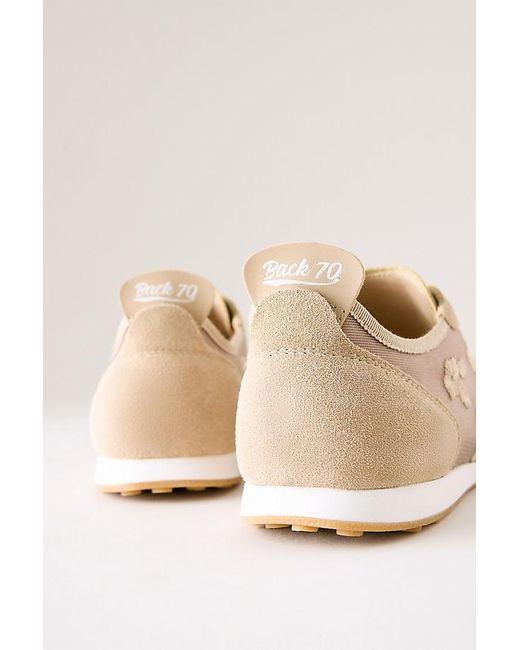 Back 70 Natural Floral Nylon Trainers