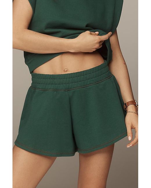 Daily Practice Green Skirty Cotton Shorts
