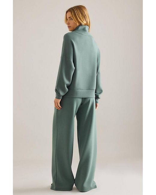 Varley Green The Extra Wide-Leg 32 Trousers