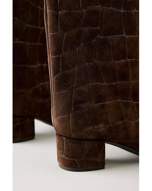 By Anthropologie Brown Barrel Ankle Boots