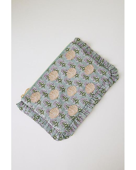 Elizabeth Scarlett Rebirth Ruffle Pouch in Grey | Lyst UK