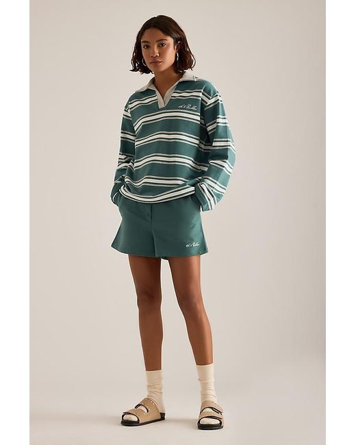 4th & Reckless Green Darcy Rugby Top
