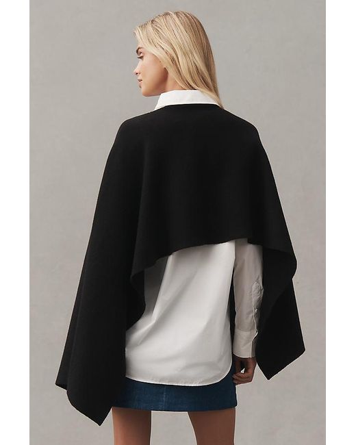 Mare Mare Blue Knit Poncho