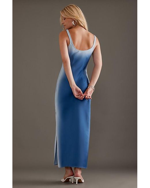 Samsøe & Samsøe Blue Sunna Sleeveless Satin Maxi Dress